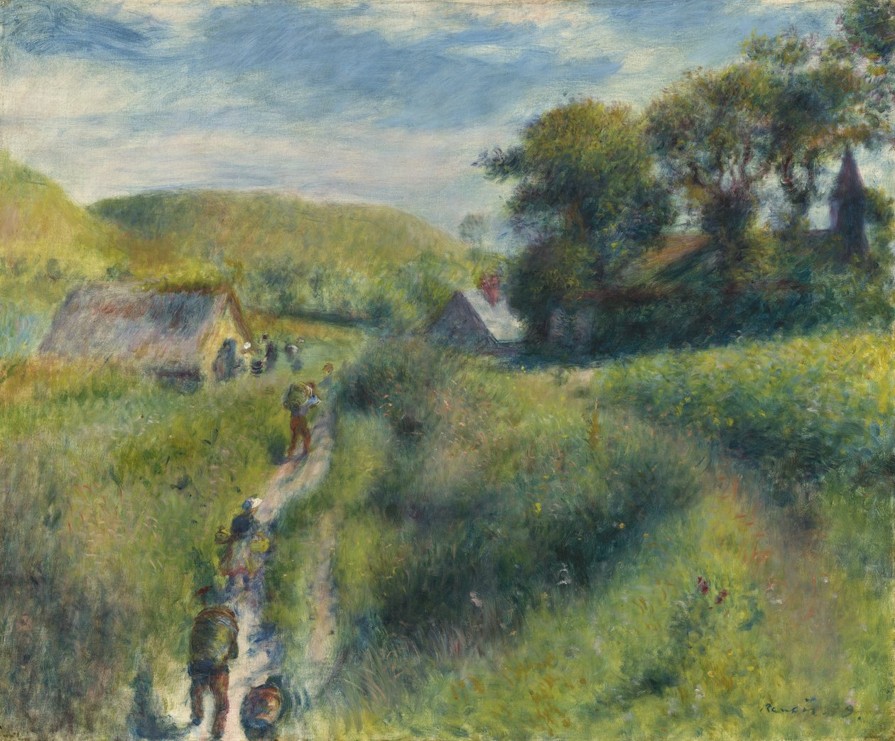 Musselskörden, 1879 av Pierre Auguste Renoir