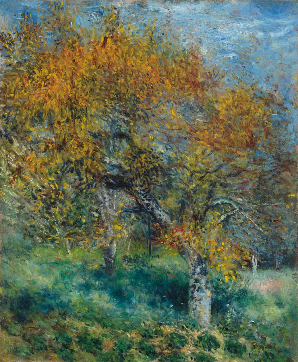 Päronträdet; Le Poirier, ca 1870 av Pierre Auguste Renoir