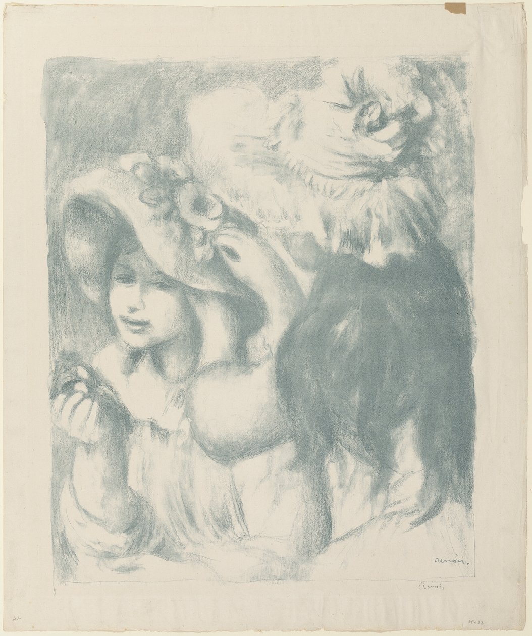 The Pinned Hat, andra plattan av Pierre Auguste Renoir