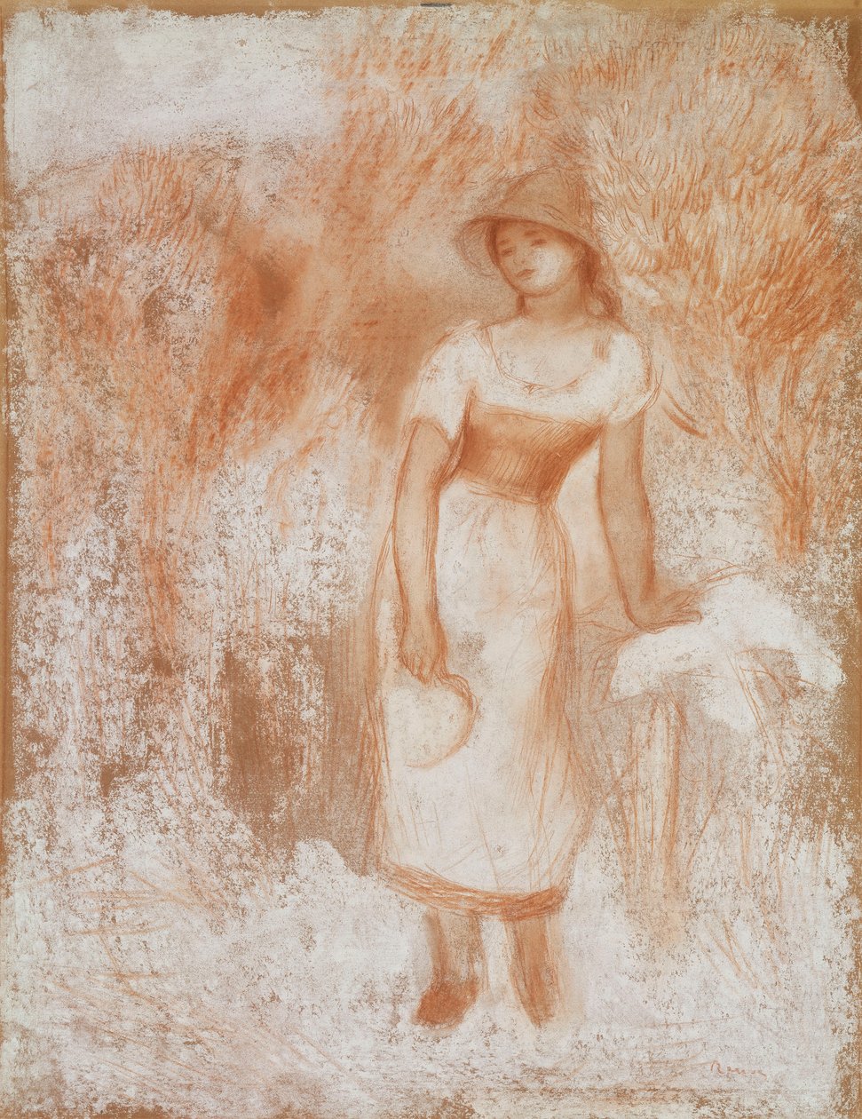 The Reaper, ca 1890 av Pierre Auguste Renoir