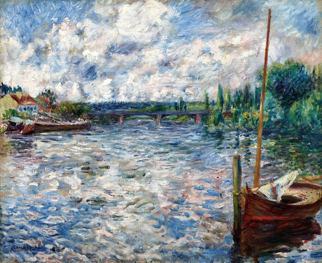 Seinen vid Chatou av Pierre Auguste Renoir
