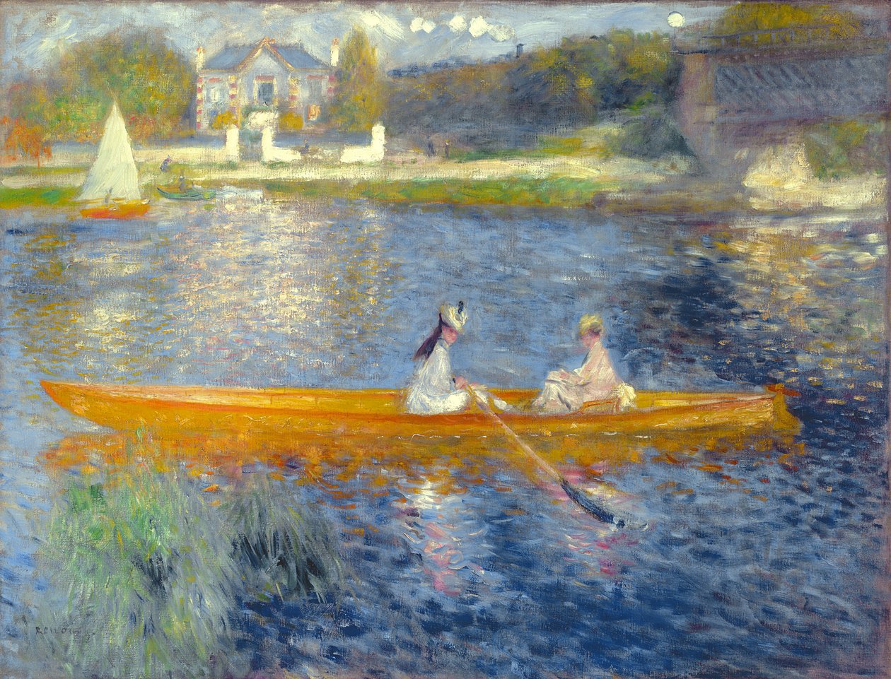 The Skiff (La Yole), 1875 av Pierre Auguste Renoir