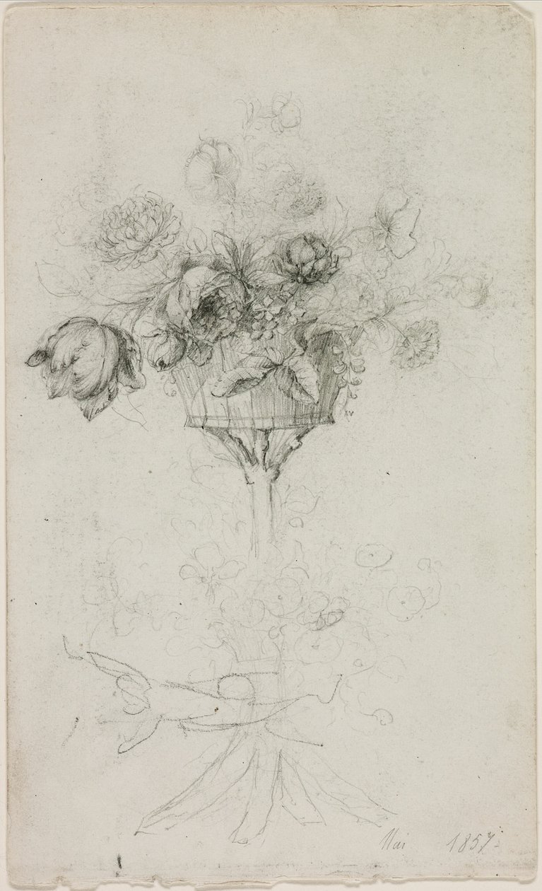 Vas med blommor av Pierre Auguste Renoir