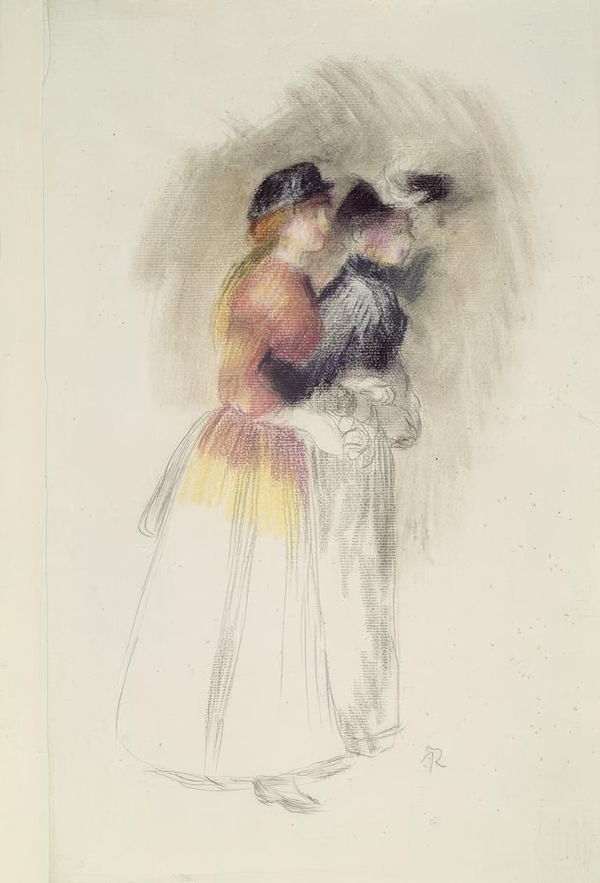 Två kvinnor av Pierre Auguste Renoir