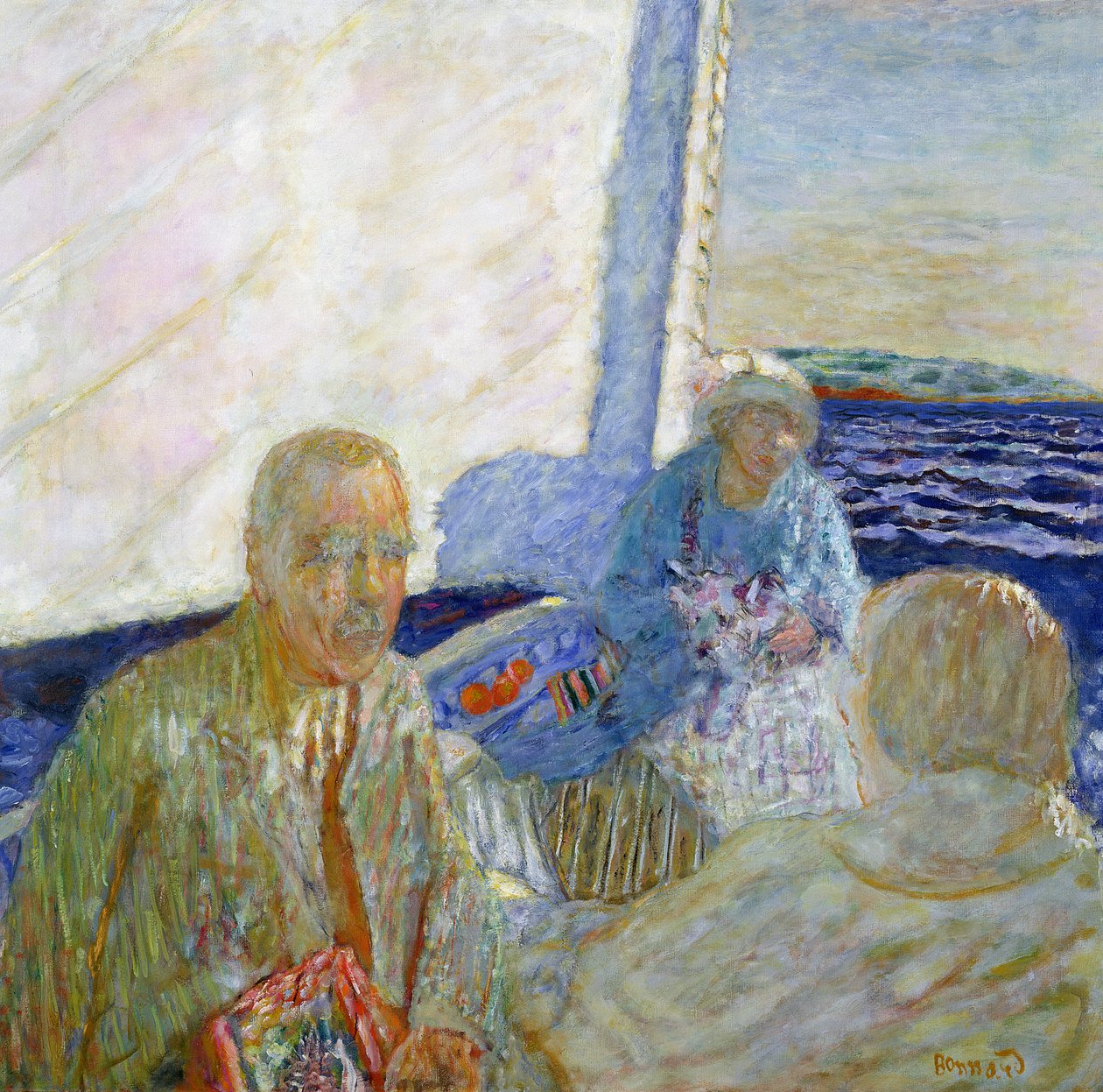 Till sjöss, 1924 av Pierre Bonnard