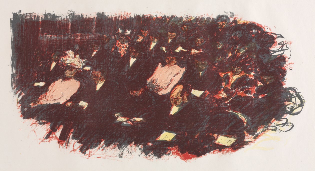 På teatern av Pierre Bonnard