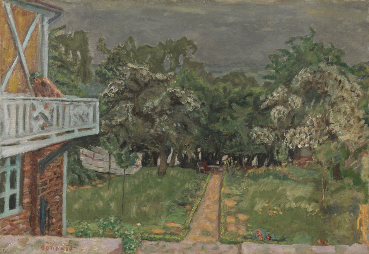 Blå balkong av Pierre Bonnard