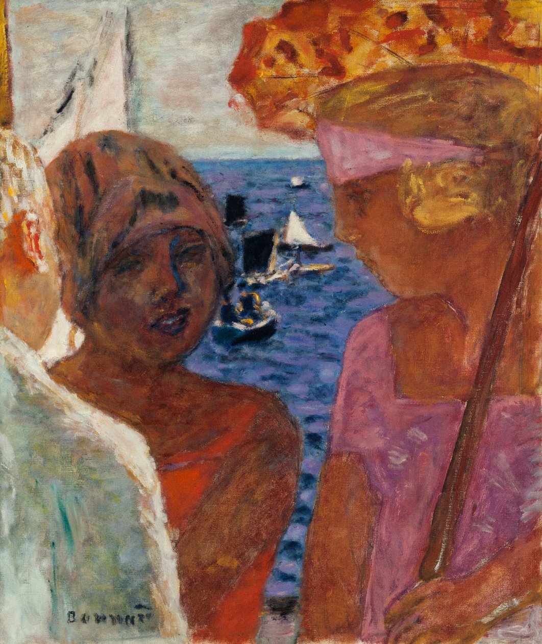 Samtal i Arcachon, 1926-1930. av Pierre Bonnard