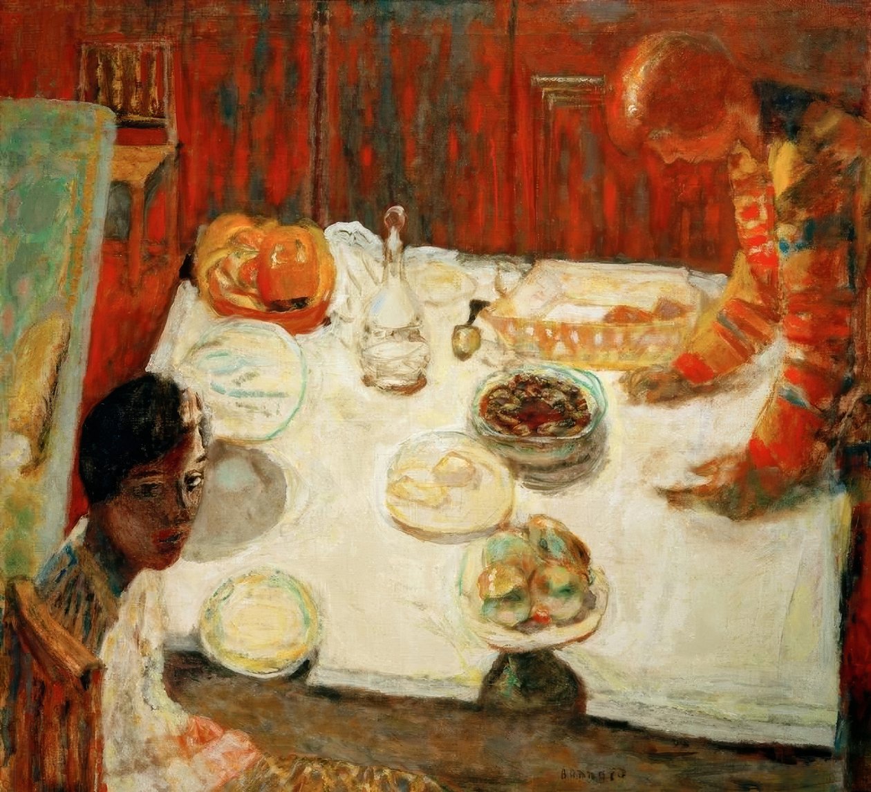 Den vita duken av Pierre Bonnard