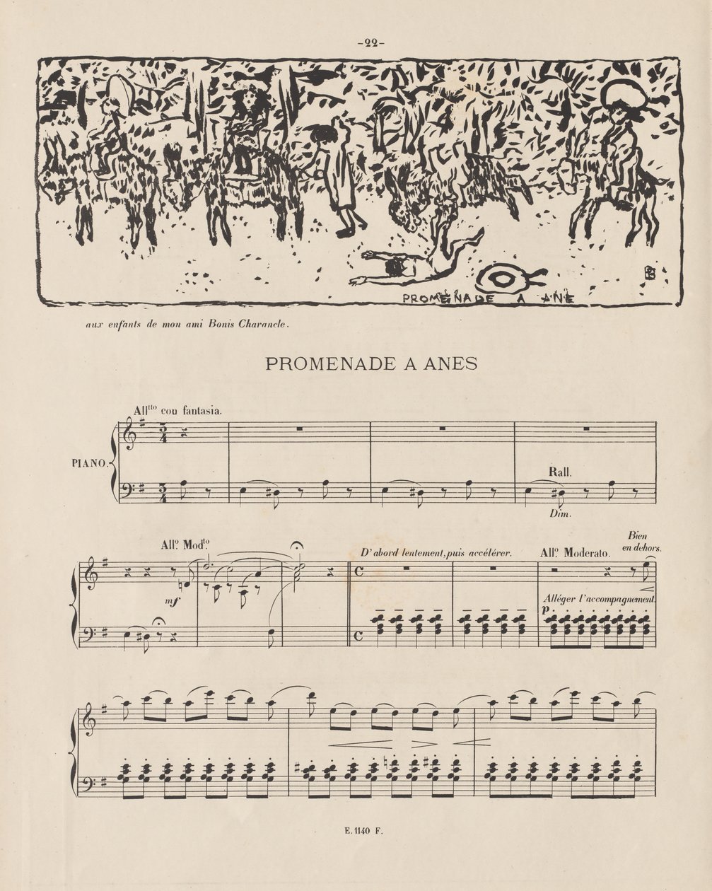 Åsneridning av Pierre Bonnard