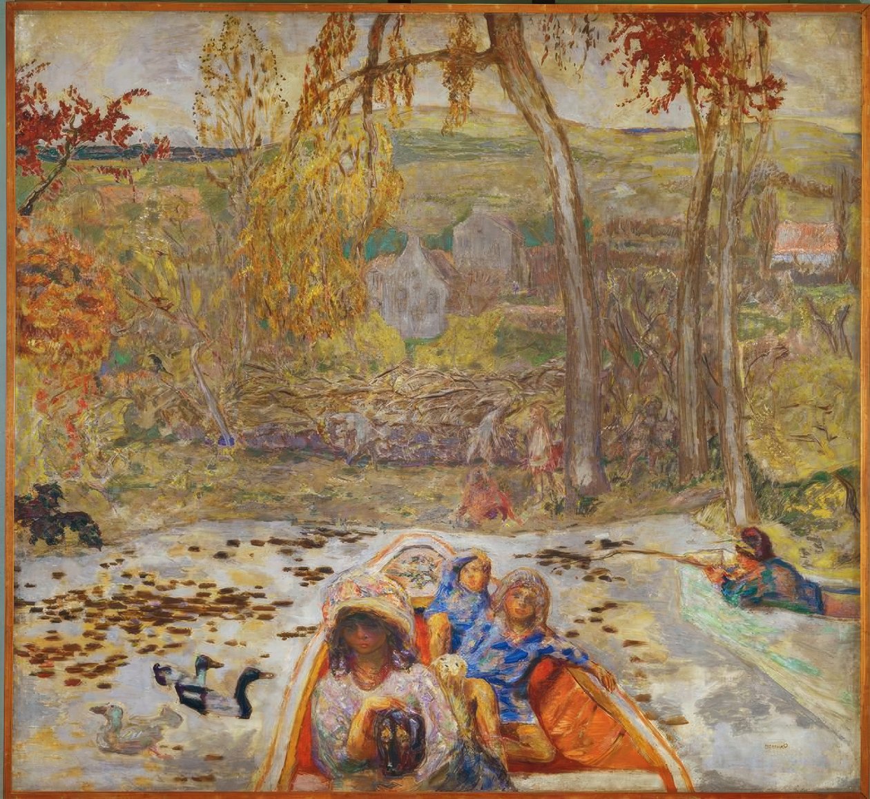 I en båt av Pierre Bonnard