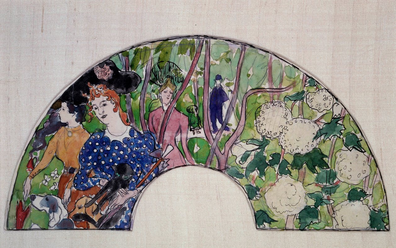 Fanprojekt, 1900-talet (akvarell) av Pierre Bonnard