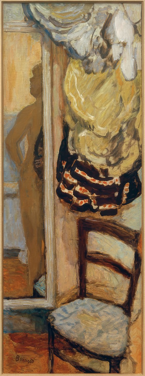 naken i spegeln av Pierre Bonnard