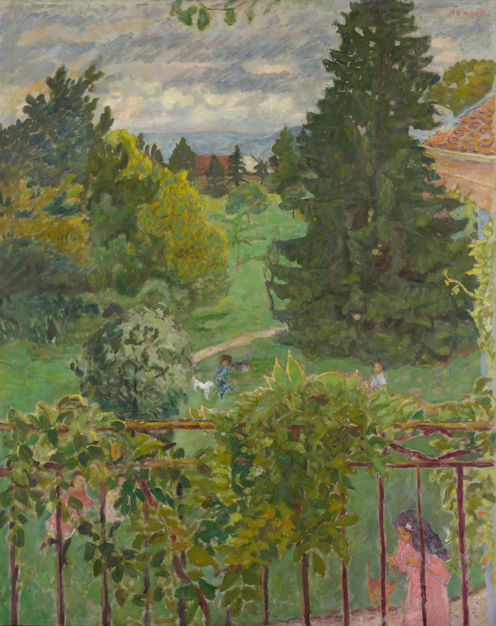 Från balkongen av Pierre Bonnard