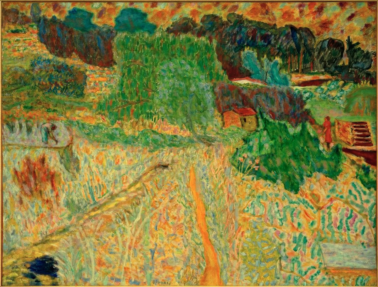 Grand Landscape of the Midi (Le Cannet) av Pierre Bonnard