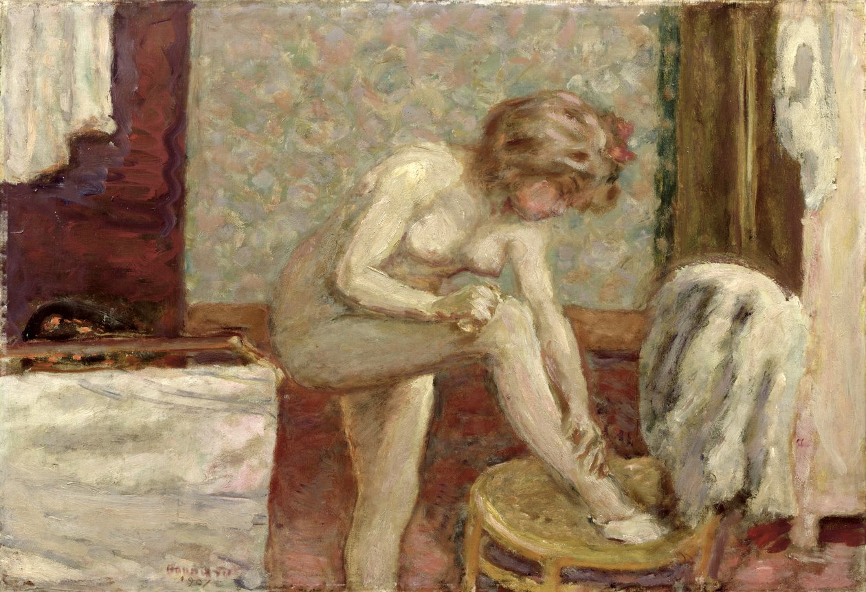 I tvättstugan, 1907 av Pierre Bonnard