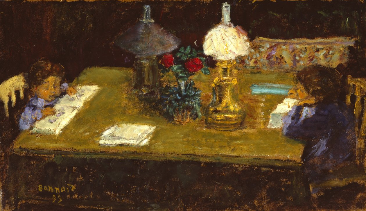 Interiör: The Terrasse Children av Pierre Bonnard