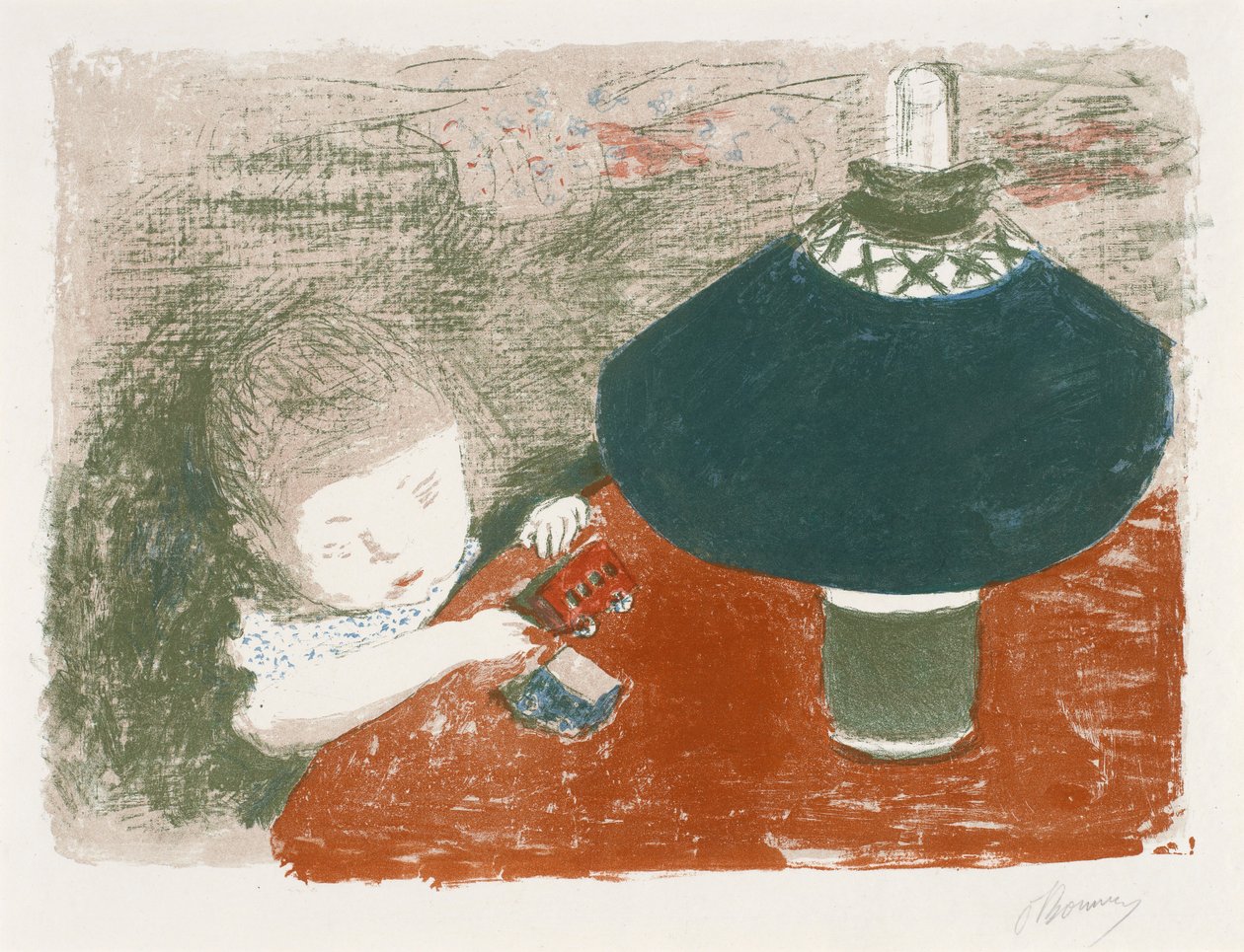 Barnet lampan av Pierre Bonnard