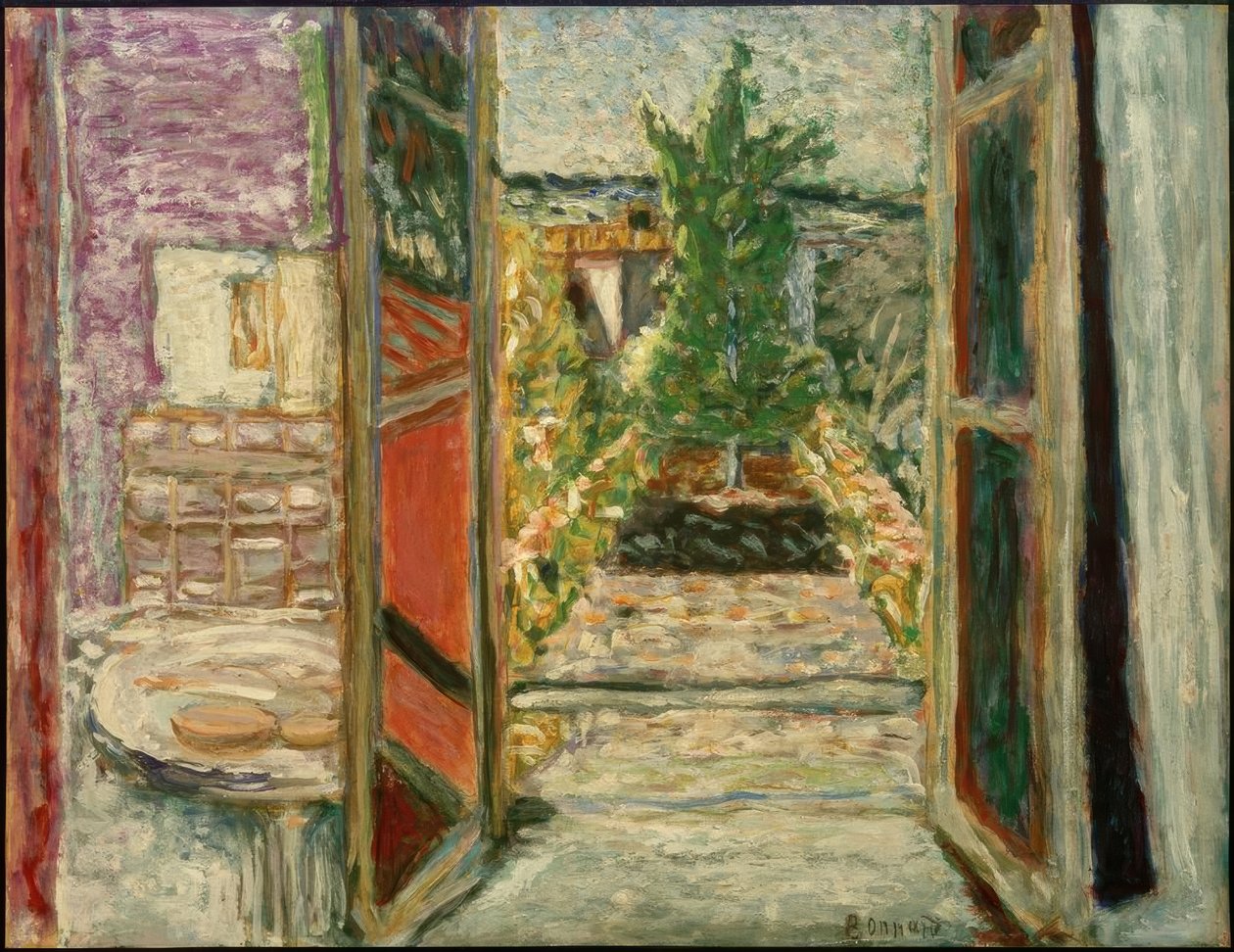 Det öppna fönstret av Pierre Bonnard