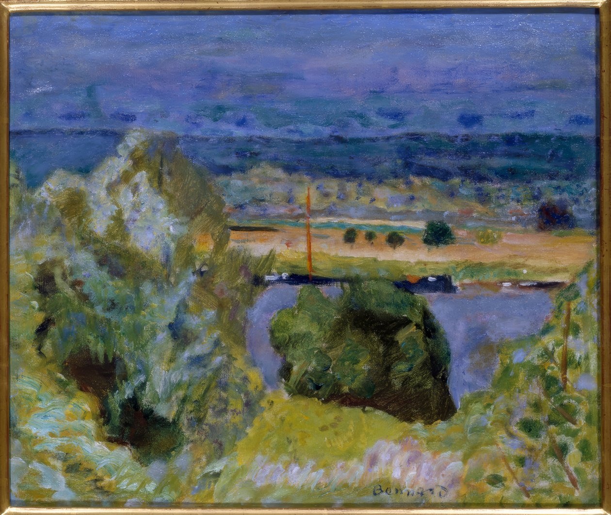 Seinen vid Vernon av Pierre Bonnard