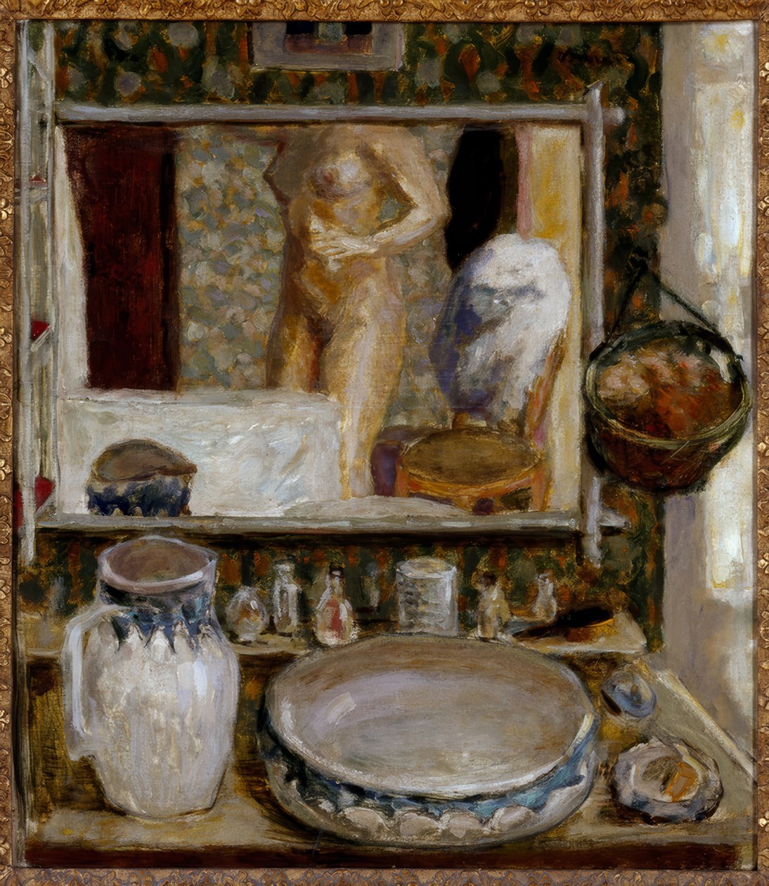 Skyltbordet eller spegeln av Pierre Bonnard