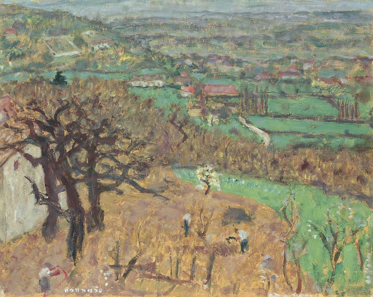 Landskap i Dauphine, c.1899 av Pierre Bonnard