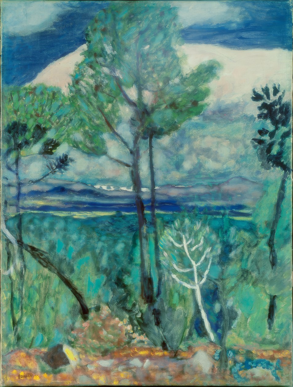 landskap av Pierre Bonnard
