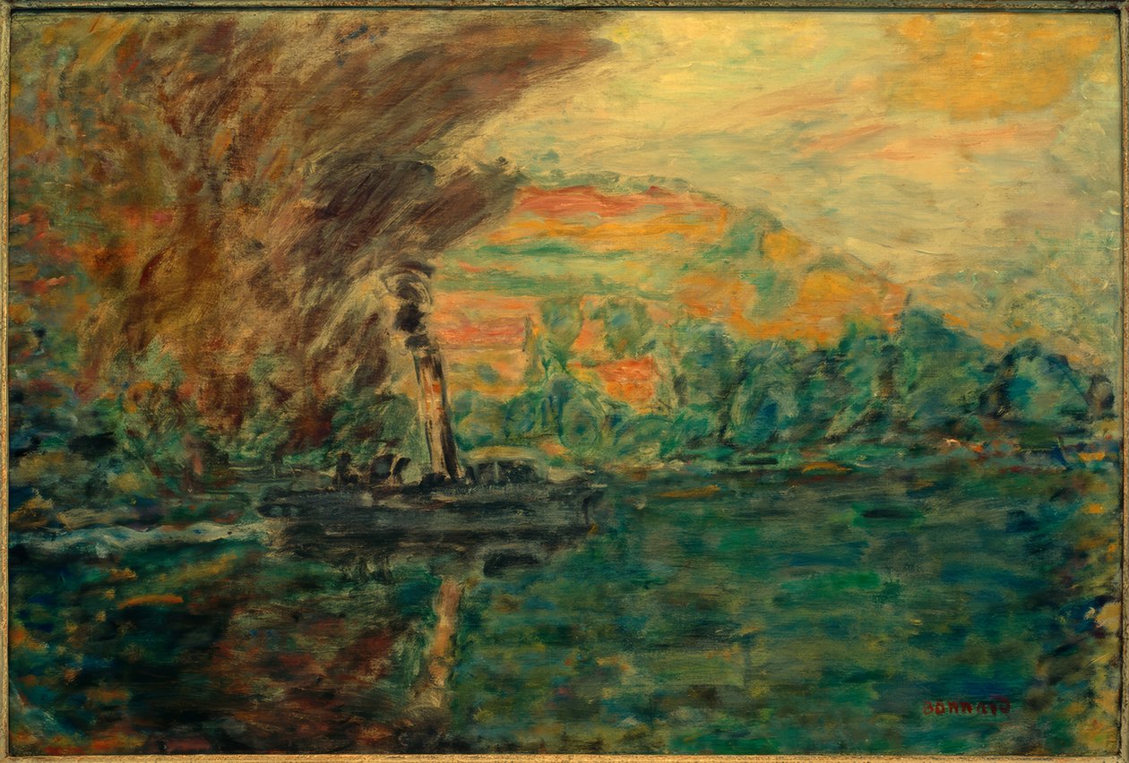Bogserbåten av Pierre Bonnard