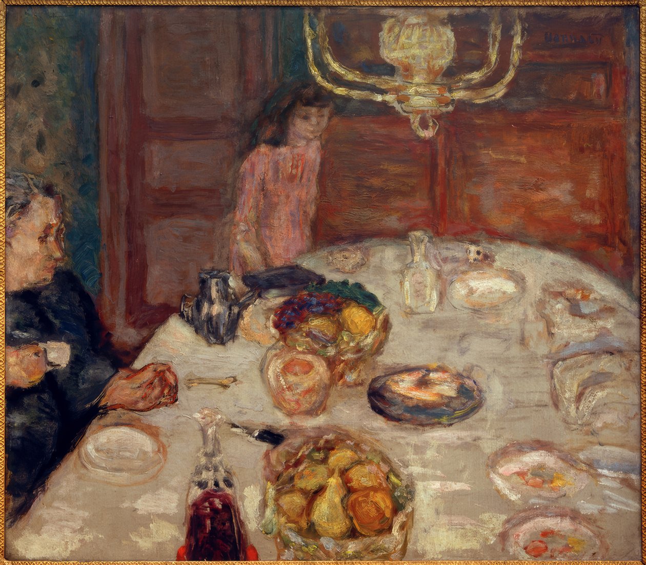 Päron (lunch på Grand-Lemps) av Pierre Bonnard