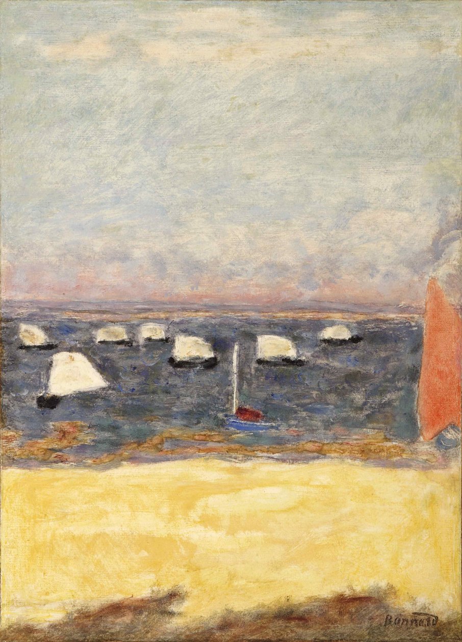 Les Voiliers, regattor, ca 1932. av Pierre Bonnard