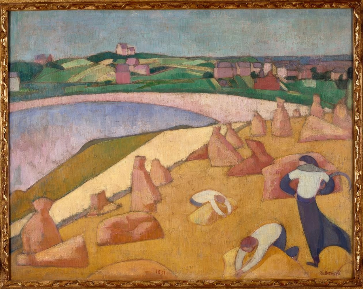 Skörd vid havet av Pierre Bonnard