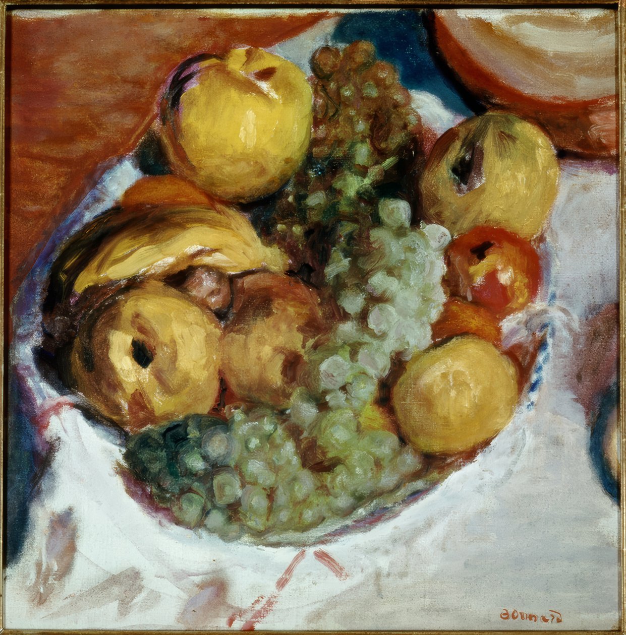 Stilleben, tre druvklasar av Pierre Bonnard