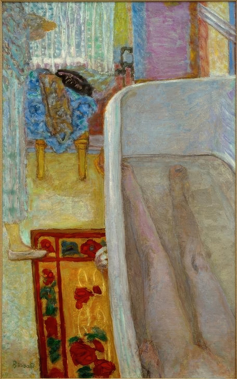 Naken i badkaret av Pierre Bonnard