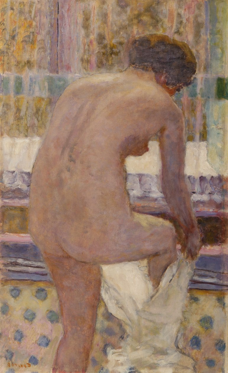 Naken dressing av Pierre Bonnard