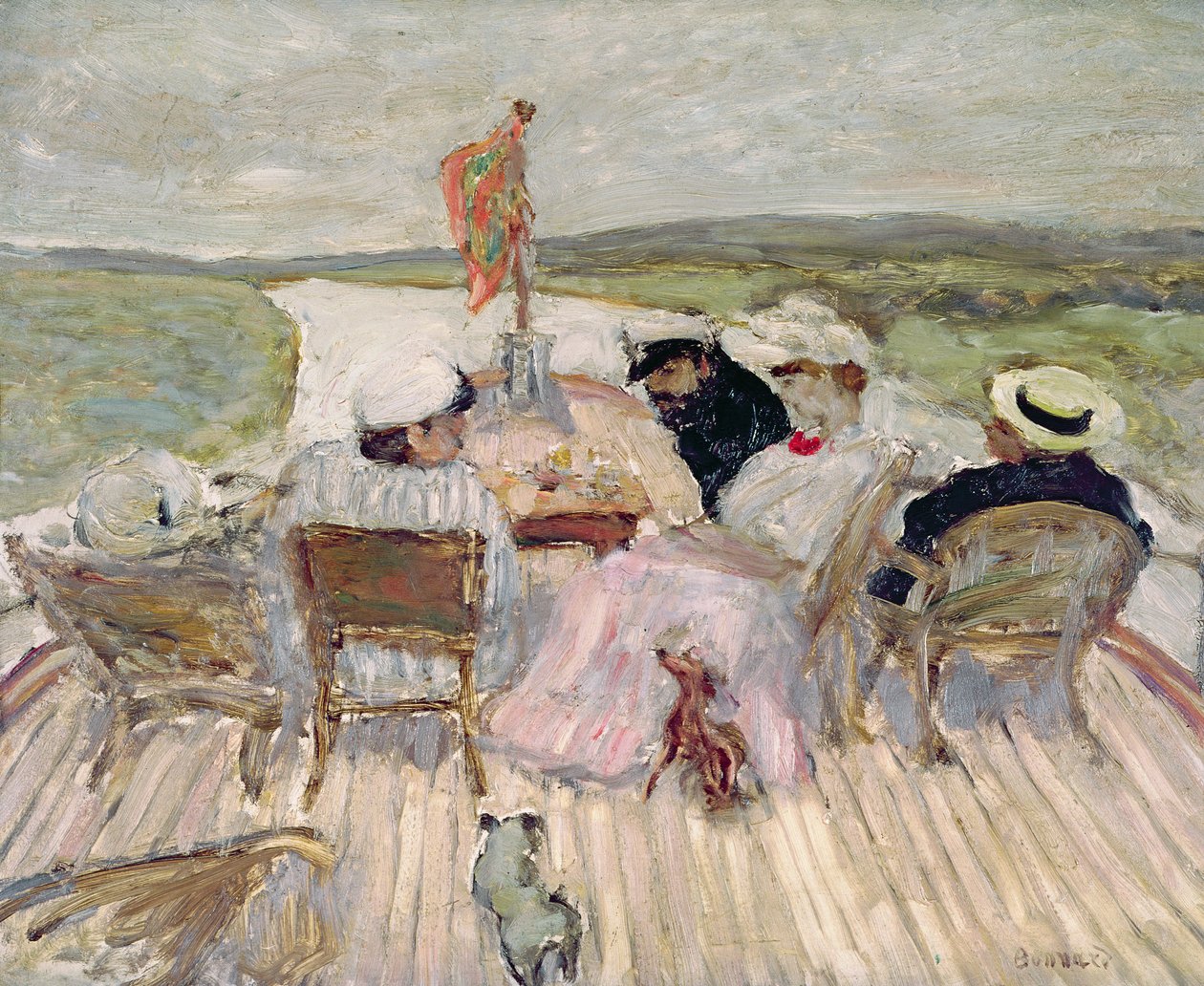 På yachten av Pierre Bonnard