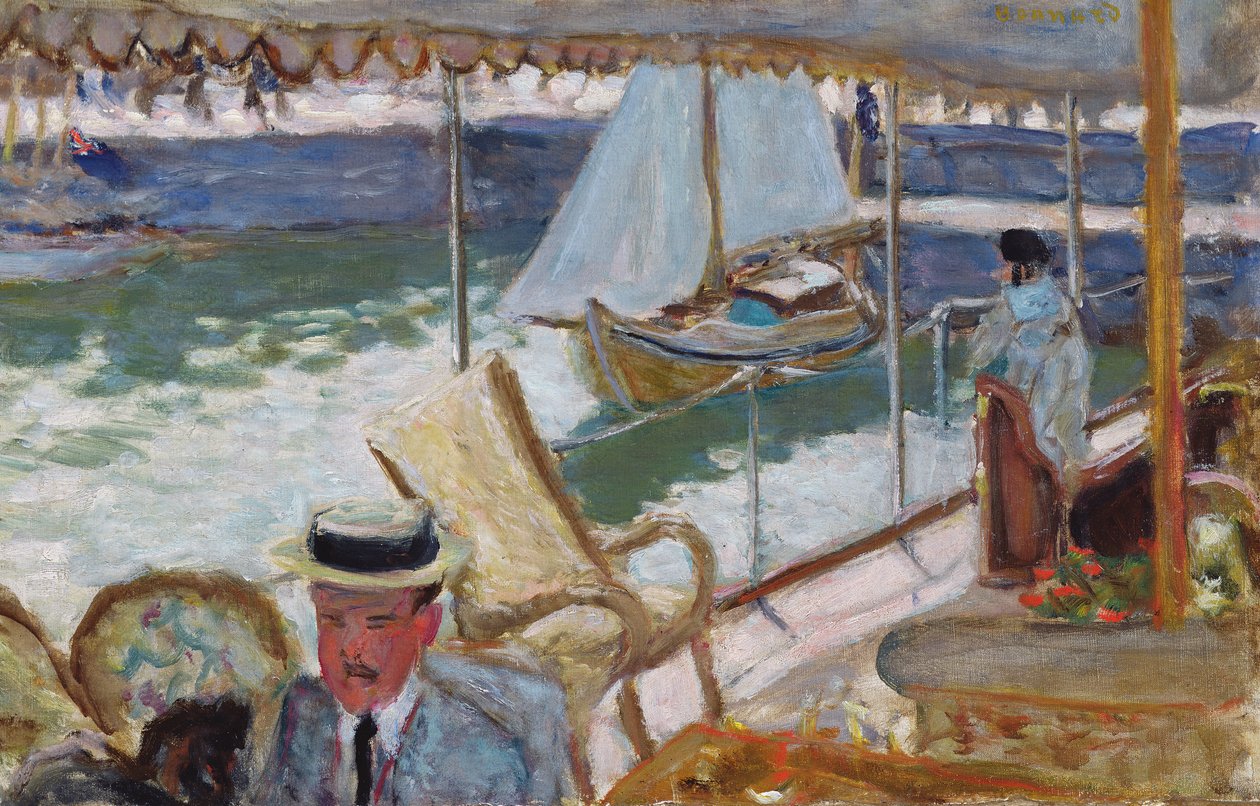 På yachten, 1912 av Pierre Bonnard