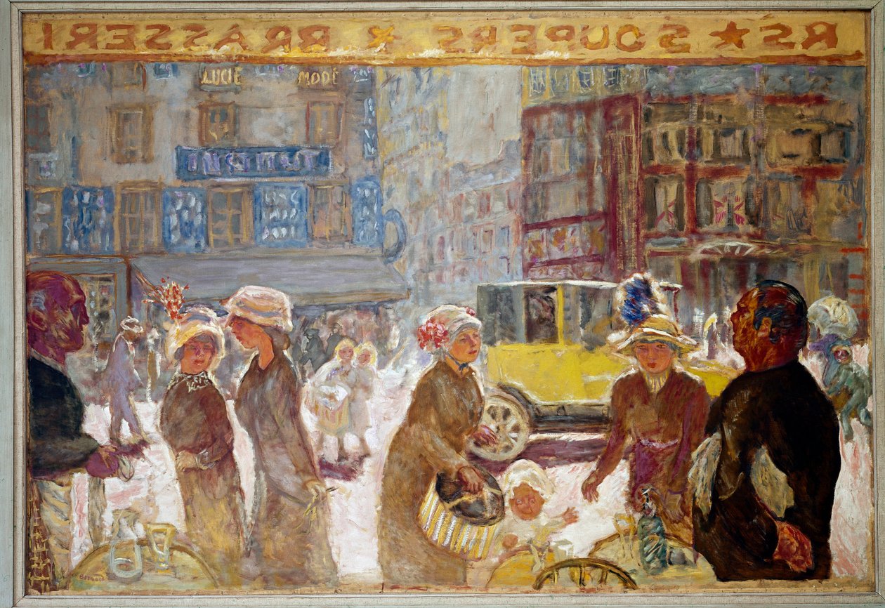 Place de Clichy (Olja på duk) av Pierre Bonnard