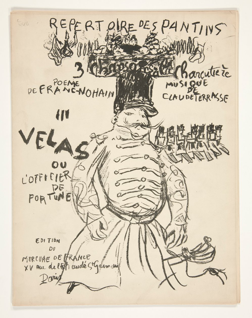 Katalog över Theatre des Pantins av Pierre Bonnard