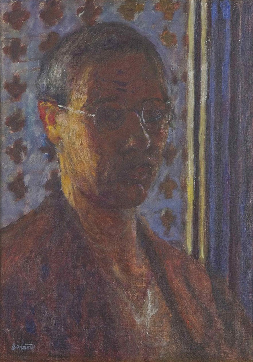 Självporträtt, ca 1923. av Pierre Bonnard