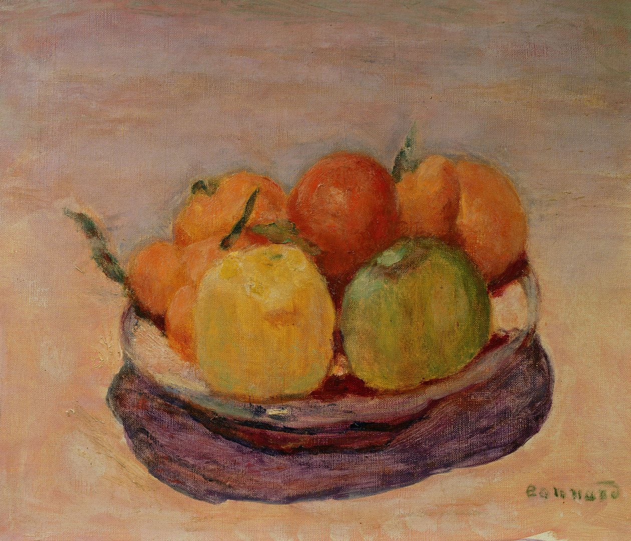 Stilleben med frukt av Pierre Bonnard