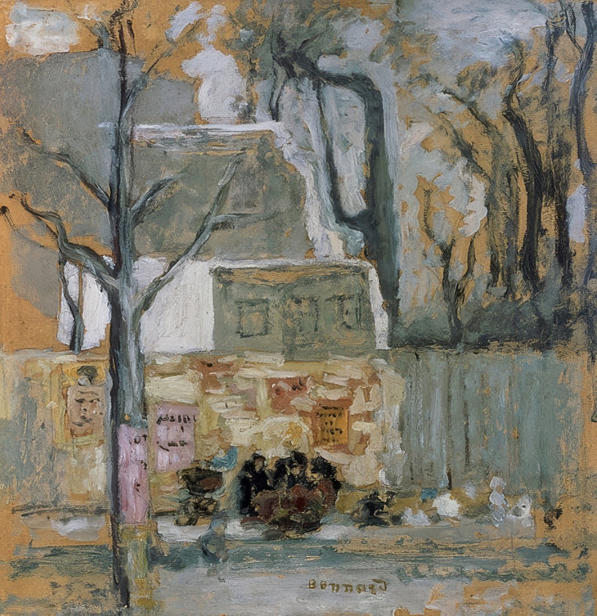 Gatuhörn i Paris. Omkring 1905 av Pierre Bonnard