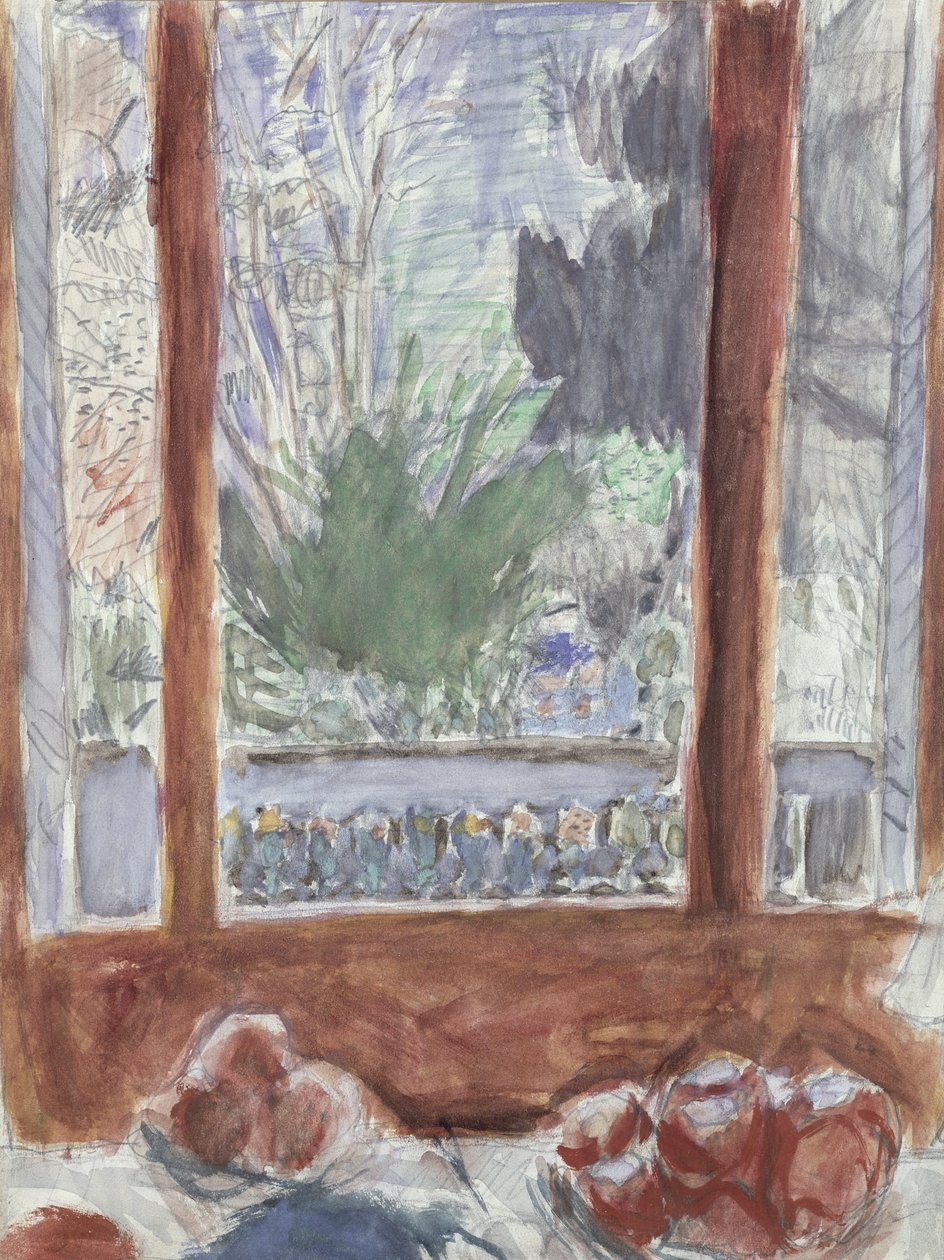 Frukostrummet, ca 1930 (wc på papper) av Pierre Bonnard