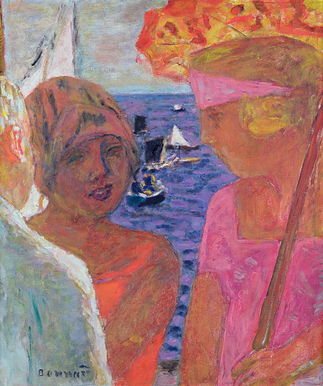 Samtalet i Arcachon, 1926 av Pierre Bonnard