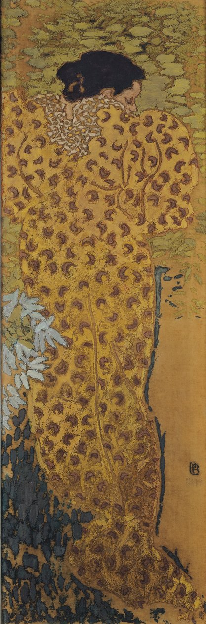 Morgonrocken, 1892 (tempera på tyg) av Pierre Bonnard
