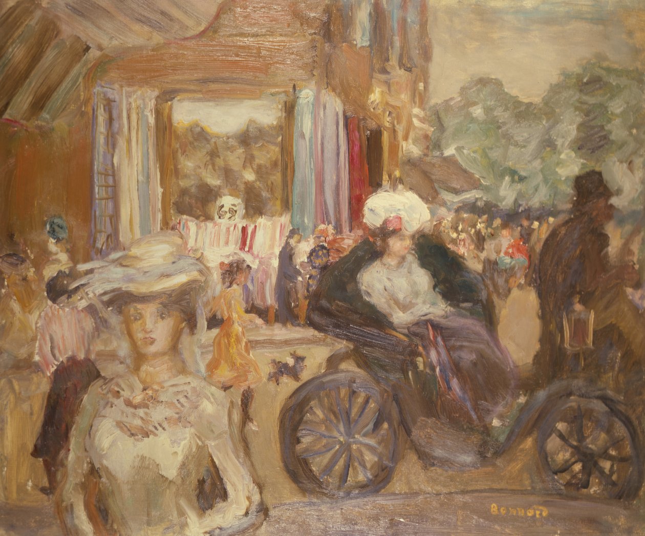 Hackneyvagnen av Pierre Bonnard