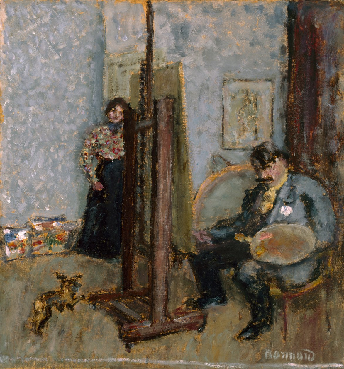 Målarens ateljé av Pierre Bonnard
