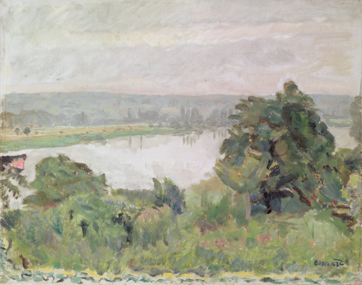 Seinen nära Vernon, 1911 av Pierre Bonnard