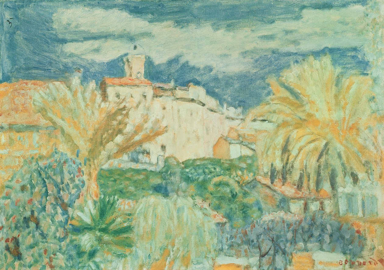 Utsikt över Le Cannet, 1920 av Pierre Bonnard