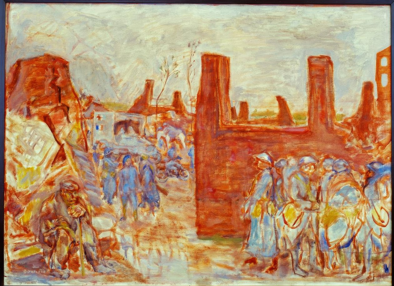 Förstörd by runt Ham av Pierre Bonnard