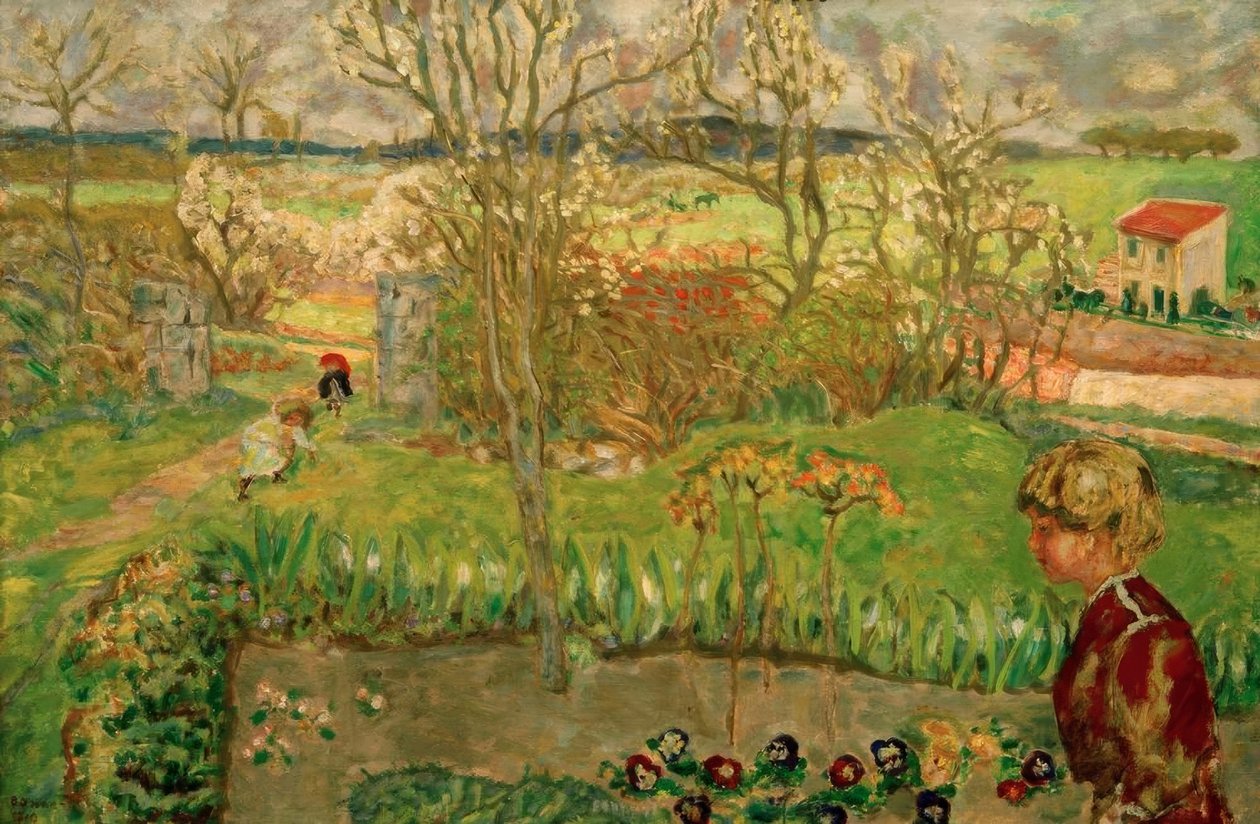 Vorfrühling (Tankarna) av Pierre Bonnard